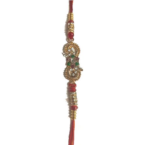 DESIGNER GOLDEN RAKHI